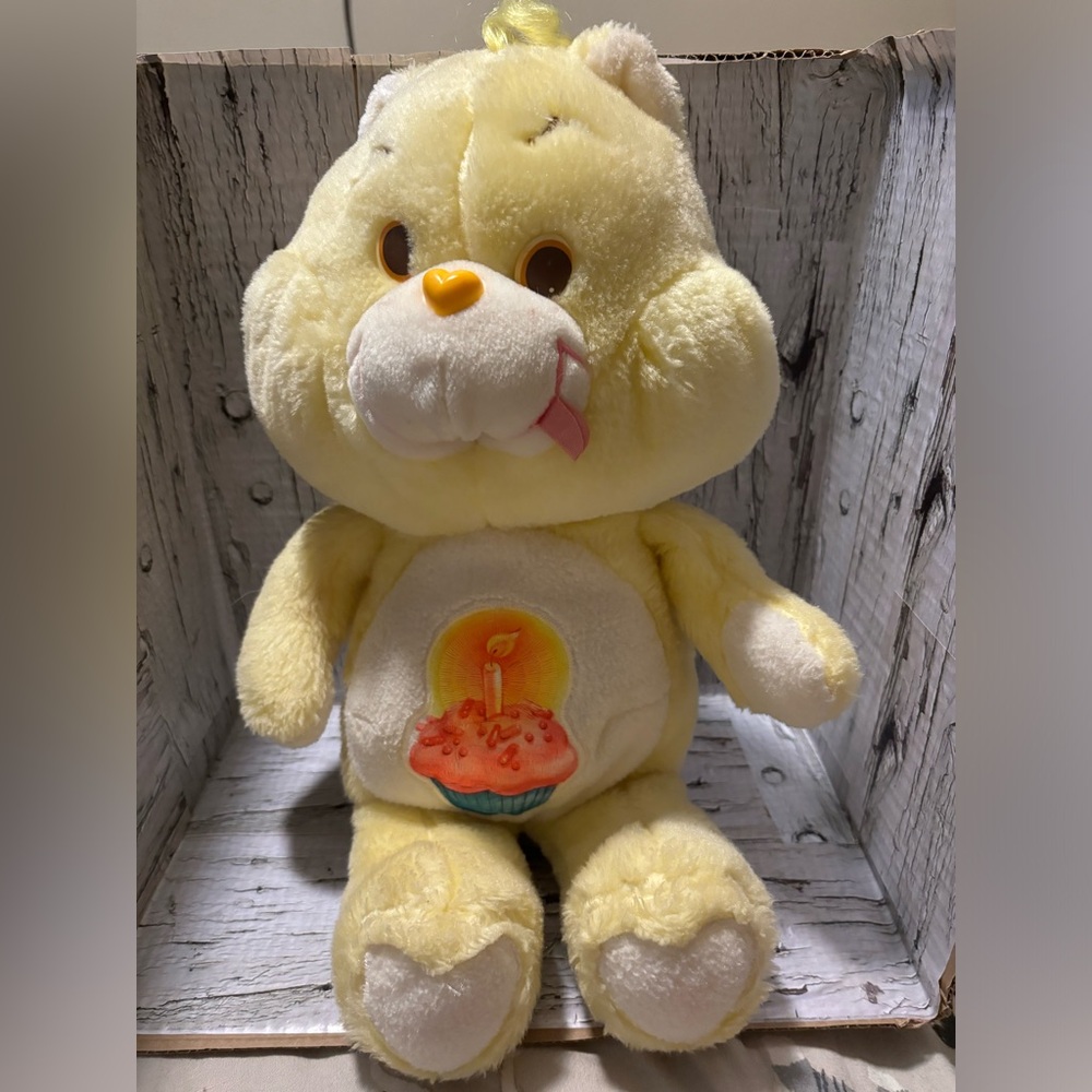 1983 Birthday Bear Care Bear 16”